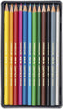 Caran d'Ache Swisscolor Metal Case with 12 Waterproof Colouring Pencils...