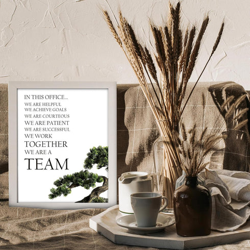 Posterizer 1 pcs-team work inspiring art-Workplace & Office Art-Quotes and Poems- Gift for Boss, Manager -Gift for Entrepreneurs-décor for office ...