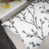 YOUR SMILE Classical Embroidery Jacquard Farmhouse Oblong Rectangle Chenille Teal Leaf Decorative Throw Pillow Case,12x20 inch...