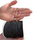 Black Nylon Braided Cord Extra Strong Multi-Use Thread 1.5mm x 175 Yards 160m Jewelry Making String Beading Shamballa Necklaces Bracelets Lift Sha...