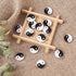 KISSITTY 20pcs Yin Yang Enamel Charm 21x18mm Double Sided Enamel Yoga Meditation Dangle Charm Pendants for Earrings Necklace Bracelet Jewelry Maki...
