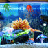 57 Pieces Glowing Fish Tank Decorations Plants with Simulation Glowing Silicone Coral Glowing Jellyfish Lotus Leaf Changeable Green Sea Anemone Lu...