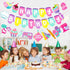 Baking Birthday Party Banners 3Pcs Baking Theme Decoration Bakers Birthday Party Banners Baking Party Hanging Cutout Banner for Baking Cook Baby S...
