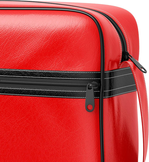 VViViD Red Weatherproof Faux Leather Finish Marine Vinyl Fabric (1.5ft x 54")...