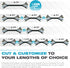 Mediabridge™ EZ Cable Bundler (6 Feet) - 1" Width - Flexible & Expandable Cable Management Sleeve (Part# CM1-25-06B)...