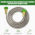 304 Stainless Steel 6ft Short Garden Hose with Female to Female Metal Connector, Flexible & Lightweight Water Hose (6ft)...