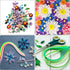 PATIKIL 260pcs Quilling Strips Paper 1/8"(3mm) 39cm Origami Paper Quilling Strip for Art DIY Hand Craft Christmas...