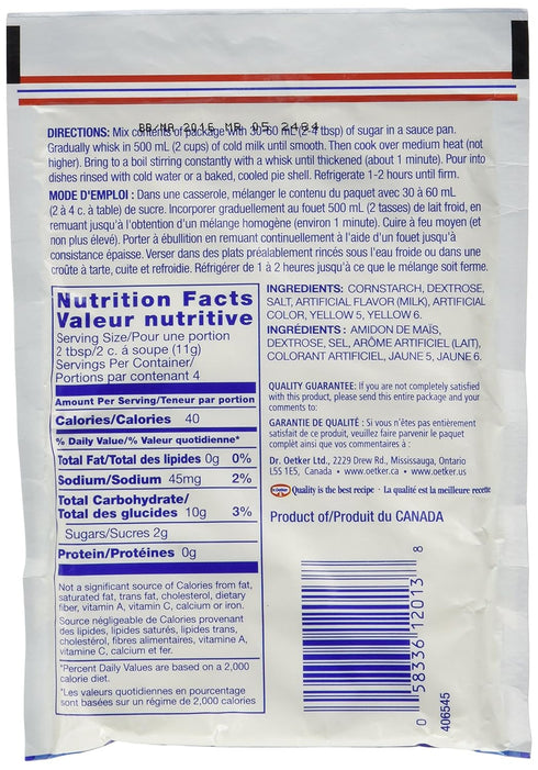 Dr. Oetker Vanilla Pudding 3 Pack...