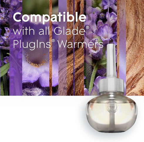Glade Aromatherapy PlugIns Refills Air Freshener, Scented and Essential Oils for Home and Bathroom, Choose Calm Scent, 1.34 Fl Oz, 2 Count...