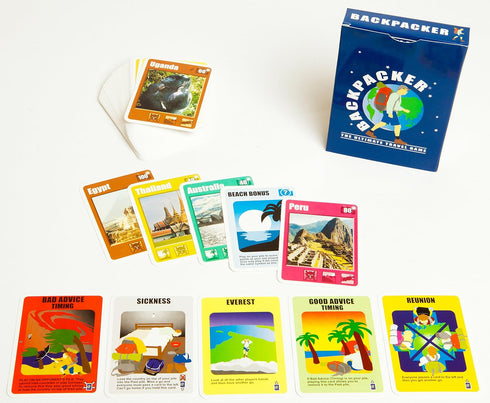 Backpacker - The Ultimate Travel Game - Fun Pocket Sized Card Game About Travelling Around The World...