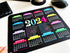 Calendar Mouse Pad 2024 Bulk 10.3"X8.3", XL Mouse Pad Calendar with Holidays, Mouse Pad Calendar 2024 Non-Slip Rubber Base, Home Office Desk Decor...