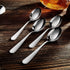 KEAWELL Premium Louise Spoons Set, Set of 4, 18/10 Stainless Steel, Exceptional mirror finish, Dishwasher Safe (7.7" Dinner Spoon)...