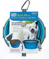 Loving Pets - Bella Roma Portable Travel Dog Bowl Collapsible Dog Food & Water Bowl (Blue, Medium)...