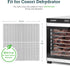 COSORI Food Dehydrator Accessories, for 10 Tray CFD-P101-SUS Only, BPA-Free, CFD-MS102-WUS, Plastic Mesh Screens, 2 Pack...