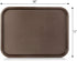New Star Foodservice Fast Food Tray, Set of 12 (Brown, 12 by 16-Inch)...