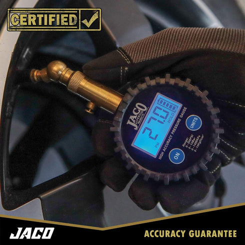 JACO Elite Digital Tire Pressure Gauge - Professional Accuracy - 100 PSI...