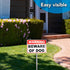 Beware of Dog Sign - 8 x 12 Aluminum Dog on Premises Sign - Dog Warning Signs for Property - Beware of Dog Signs for Fence - Be Aware of The Dog S...