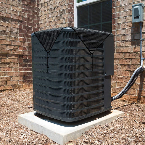 Coarbor 36"x36" Outdoor AC Unit Cover Mesh Outside Air Conditioner Compressor Condenser Defender Cover Dog Playpen Cover with 4 Bungee Cords...