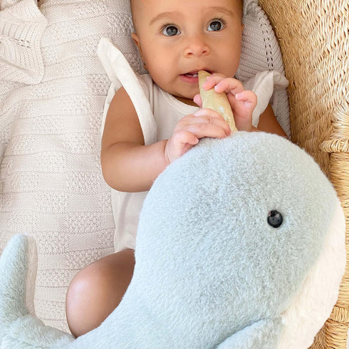 MON AMI Nico The Narwhal Stuffed Animal – 17”, Whale Plush Toy, Use as Toy or Nursery Room Décor, Great Gifts for Kids of All Ages, Ocean Animals...