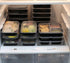 10 Pack - SimpleHouseware 3 Compartment Food Grade Meal Prep Storage Container Boxes (36 ounces)...