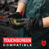 NoCry Mechanic Gloves for Men — Durable Impact Gloves For Men with Soft PVC Knuckles, Secure Fit and Firm Grip — Touchscreen and Moisture Wicking ...