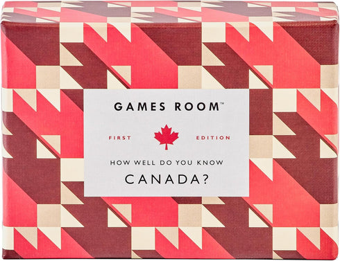 Ridley's Games Room How Well Do You Know Canada? Trivia Card Game – Trivia Game for Adults and Kids – 2+ Players – Includes 140 Questions – Fun Qu...