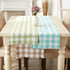 DII Heavyweight Fringed Check Tabletop Collection, Table Runner, 14x72, Stone Brown...