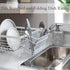 Kitchen Details Cutlery Basket | Hanging | Attach to Standard Dish Drying Rack | Utensil Caddy | Vinyl Coated | 3 Compartment | White...