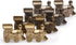 Yellow Mountain Imports Mexican Train Dominoes Accessory Set (5.8-Inch Wooden Hub Centerpiece, Die-Cast Metal Train Markers, and 60-Sheet Scorepad...