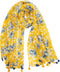 YOUR SMILE Large Boho Scarf for Women Lightweight Floral Printed Scarves Fall Winter Fashion Fringed Shawl wraps...