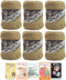 Bulk Buy: Lily Sugar'n Cream Yarn 100% Cotton Solids and Ombres (6-Pack) Medium #4 Worsted Plus 5 Lily Patterns (Jute 00082)......