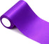 6 inch Purple Satin Ribbon, 24 yard Long Solid Fabric Ribbon for Wedding Birthday Party Baby Shower Decoration, Gift Wrapping, Bow Making, Chair S...