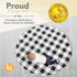 BooginHead SplatMat 52" Extra Large Waterproof Floor Mat for Under High Chair, Marble Swirl...