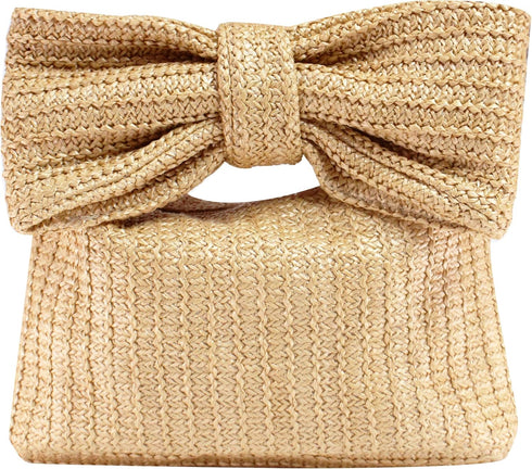 Straw Clutch Purse for Women Wedding Hand-Woved Evening Straw Handbag Party Wedding Summer Beach Bag...