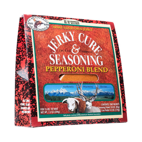 Hi Mountain Jerky Cure & Seasoning Kit - PEPPERONI BLEND...