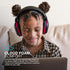 JLab JBuddies Pro Wireless Over-Ear Kids Headphones, 35+ Hour Battery Life, Built-in Volume Regulators for Safety, Share Mode, Folding, Adjustable...