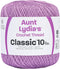 Coats Crochet Aunt Lydia's Crochet, Cotton Classic Size 10, Wood Violet (154-495)...