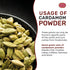 Spicy World Ground Cardamom Powder (Cardamon) 3.5 Ounce Bag...