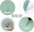 Round Mouse Pad,Non-Slip Mouse Mat with Premium Stitched Edge,Waterproof Thickened PVC Leather Mouse Pad for Office Work/Home/Decor-8.66"(Green,1 ...
