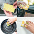 CELOX 6 Pack Lemon Printed Dual Sided Scrub Dish Sponges, Non Scratch Sponge for Kitchen Cleaning, 4.5" x 2.8" x 0.8"...