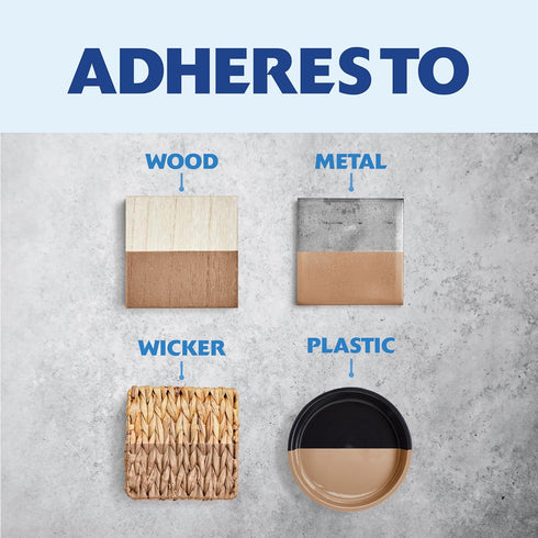 Rust-Oleum 240290 Painter's Touch Brush Paint Acry Satin Nutmeg 1/2Pt, 8 Fl Oz (Pack of 1), 11...