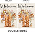 Welcome Boots Garden Flag Vertical Double Sided Flower Bird Autumn Fall Yard Outdoor Decor 12.5 x 18 Inches(Welcome Boots)...