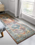 Loloi Skye Collection SKY-11 Rust/Blue 2'-0" x 5'-0" Accent Rug...