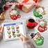 8 PCS Christmas Diamond Art Coasters Christmas Hot Cocoa Diamond Art Coasters Kits with Holder Santa Claus Snowman DIY Coasters for Beginners, Adu...