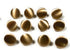 12 Matte Gold Buttons ' for, Blouses, Shirts Etc. (12 Buttons 1/2'' 13mm) Satin Nugget Gold...