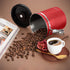 Mixpresso 16 Oz Red Coffee Canister, Stainless Steel Airtight Coffee Container, Air tight Jar Tea Storage with Date Tracker, Vacuum Sealed Espress...