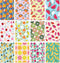 S&O Fun Fruit Notepad Theme Set with 12 Unique Designs - Brightly Colored 3.5x5" Mini Notebooks That Fit Anywhere - Durable Pocket Notebook Pack -...