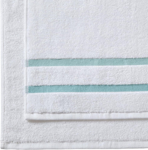 Comfort Spaces Cotton 8 Piece Bath Towel Set Striped Ultra Soft Hotel Quality Quick Dry Absorbent Bathroom Shower Hand Face Washcloths, Multi-Size...