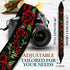 Art Tribute Camera Strap for All DSLR and Mirrorless Cameras Including Binoculars. Universal Neck Crossbody & Shoulder Floral Cotton Elegant Camer...