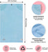 Dog Towel Super Absorbent Quick Drying Super Soft Microfiber Pet Towel for Dogs, Cats and Other Pets (40 x 24 Inches, Pink and Blue)...